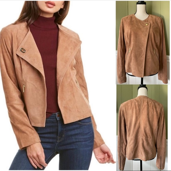 Trina Turk Suede Jacket - Picture 3 of 15